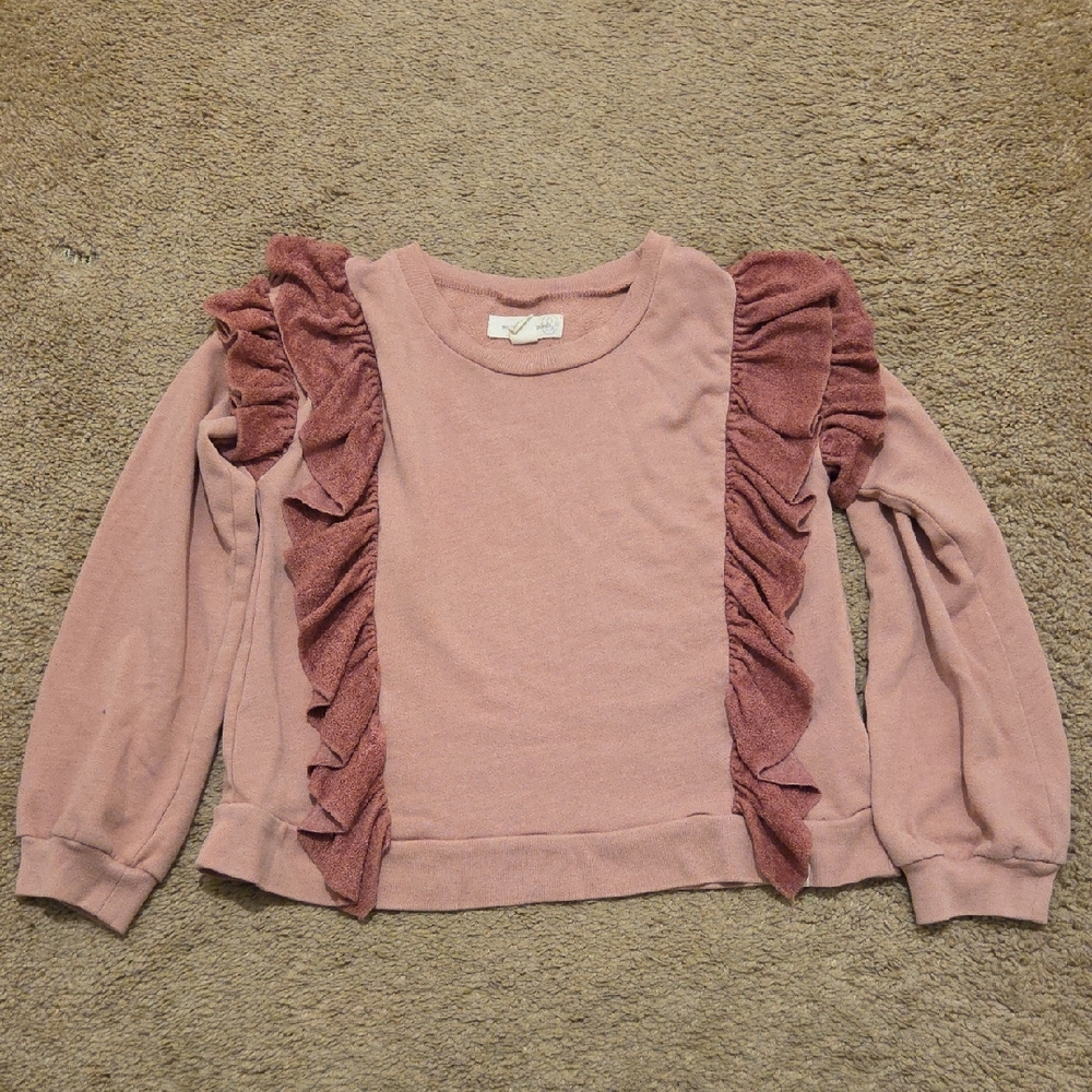 Treasure & Bond Dusty Rose Knit Sweater